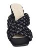 Envie Shoes Γυναικεία Πέδιλα με Χοντρό Χαμηλό Τακούνι σε Μαύρο Χρώμα
