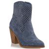 Envie Shoes Western Booties Μπλε