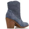 Envie Shoes Western Booties Μπλε