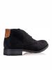 Envie Shoes Suede Γυναικεία Μποτάκια Μαύρα