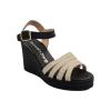 Step Shoes Γυναικεία Δερμάτινη Πλατφόρμα Σε Χρώμα Μαύρο
