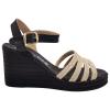 Step Shoes Γυναικεία Δερμάτινη Πλατφόρμα Σε Χρώμα Μαύρο