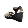Step Shoes Γυναικεία Δερμάτινη Πλατφόρμα Σε Χρώμα Μαύρο