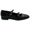Step Shoes Δερμάτινο Μοκασίνι Σε Χρώμα Μαύρο