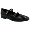 Step Shoes Δερμάτινο Μοκασίνι Σε Χρώμα Μαύρο