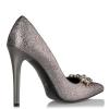 Mairiboo by Envie Shoes Silver Pumps