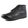 Softies Ανδρικό Μποτάκι Δερμάτινο Σε Χρώμα Μαύρο